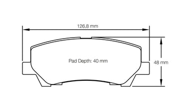 Pagid Racing Brake Pads No. 8204 - Discovery Parts